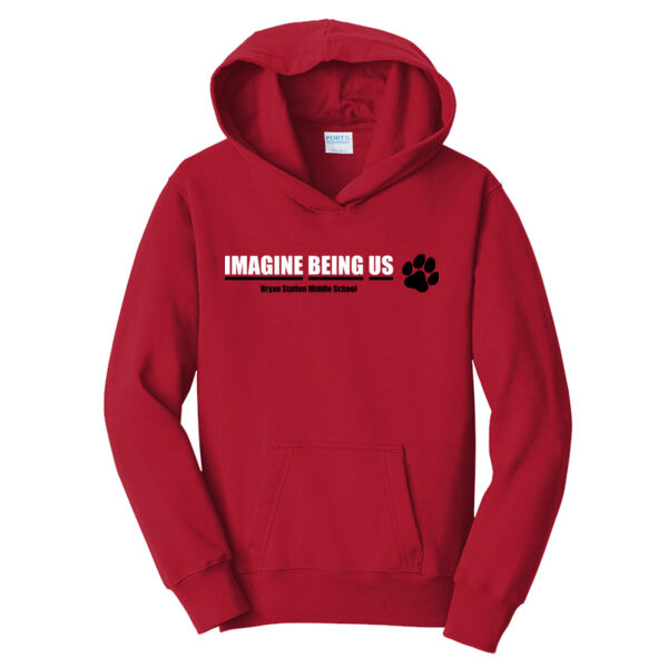 Bryan Station MS Imagine - Youth Fan Favorite Fleece Pullover Hooded Sweatshirt Thumbnail